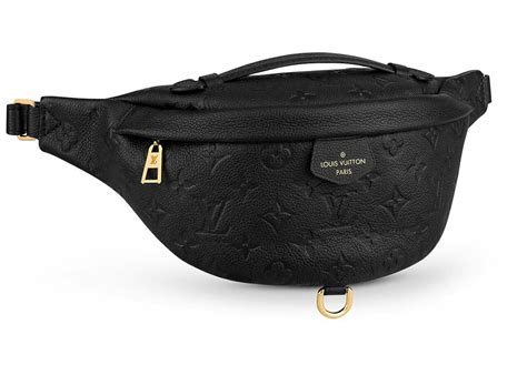 black bum bag lv.